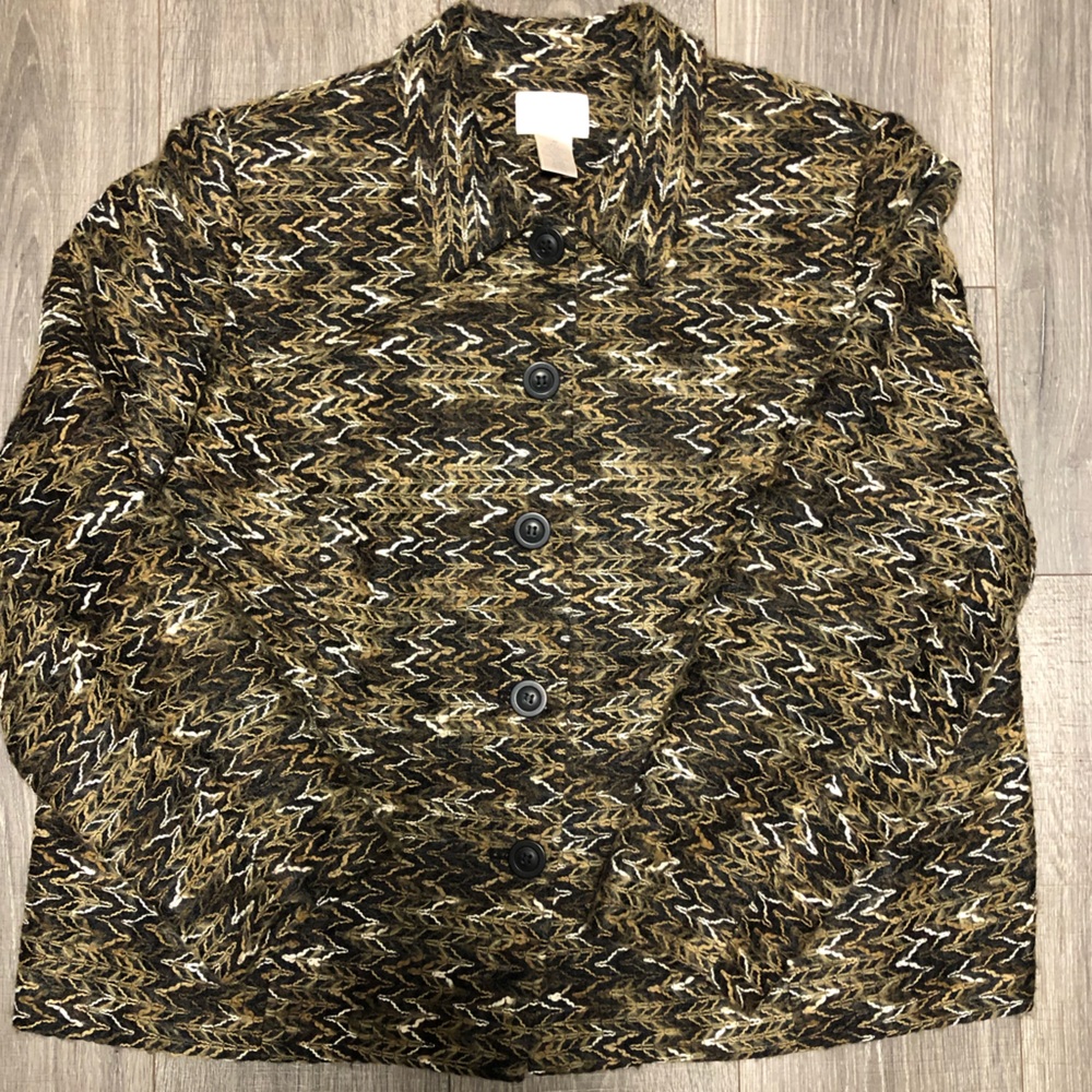 Women’s tweed like patterned blazer